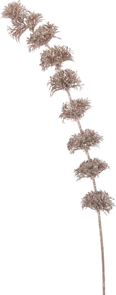 Ast muschelblume + glitter plastik rosa