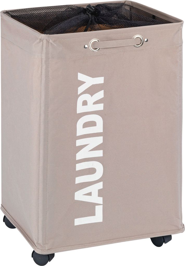 WENKO pojemnik na pranie Quadro Taupe 79 L worek na pranie Zdjęcie produktu 