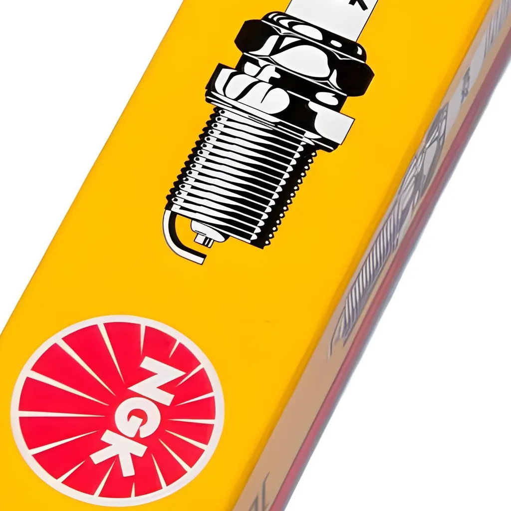Set di candele di accensione NGK 4x MAR8B-JDS soppresse, filettatura lunga 19,0mm Ø 10,0mm esagono 14,0mm, distanza tra gli elettrodi a 2 masse 0,75mm, potere calorifico 8, dado di collegamento SAE fisso, 8765 - 2