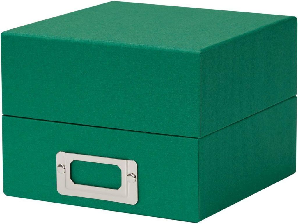 HNFD Boîte à photos Sawala 10 x 15 cm, vert sapin, avec 4 Image du produit 