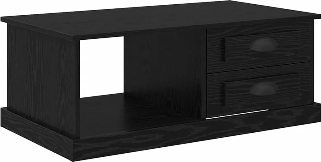 Trasforma il tuo Living: Tavolino vidaXL Rovere Nero 90x50x35