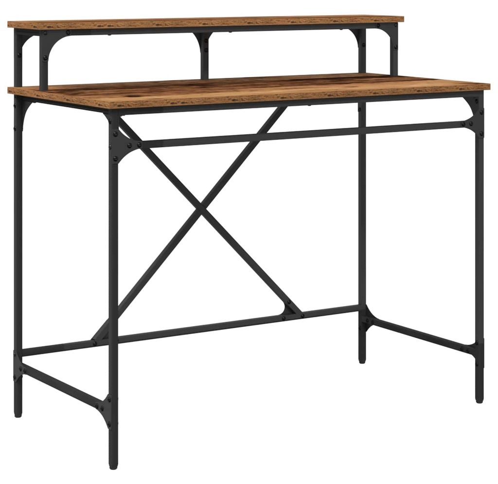 vidaXL Schreibtisch Altholz 100 x 50 x 90 cm Holzwerkstoff