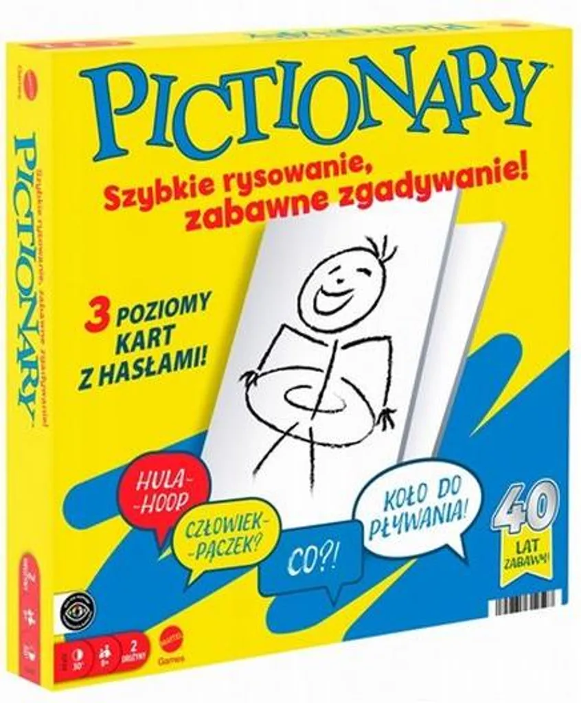 Pictionary Dessin Rapide JGF69 - Ardoises Effaçables et Défis Fun