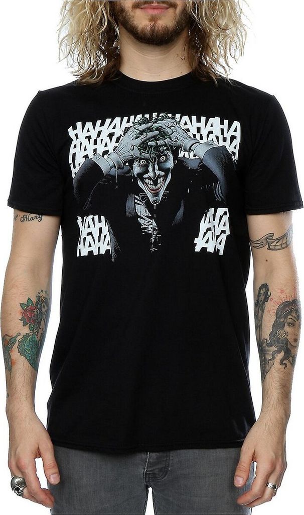 Batman - "Killing Joke" T-Shirt für Herren BI580 (3XL) (Schwarz)