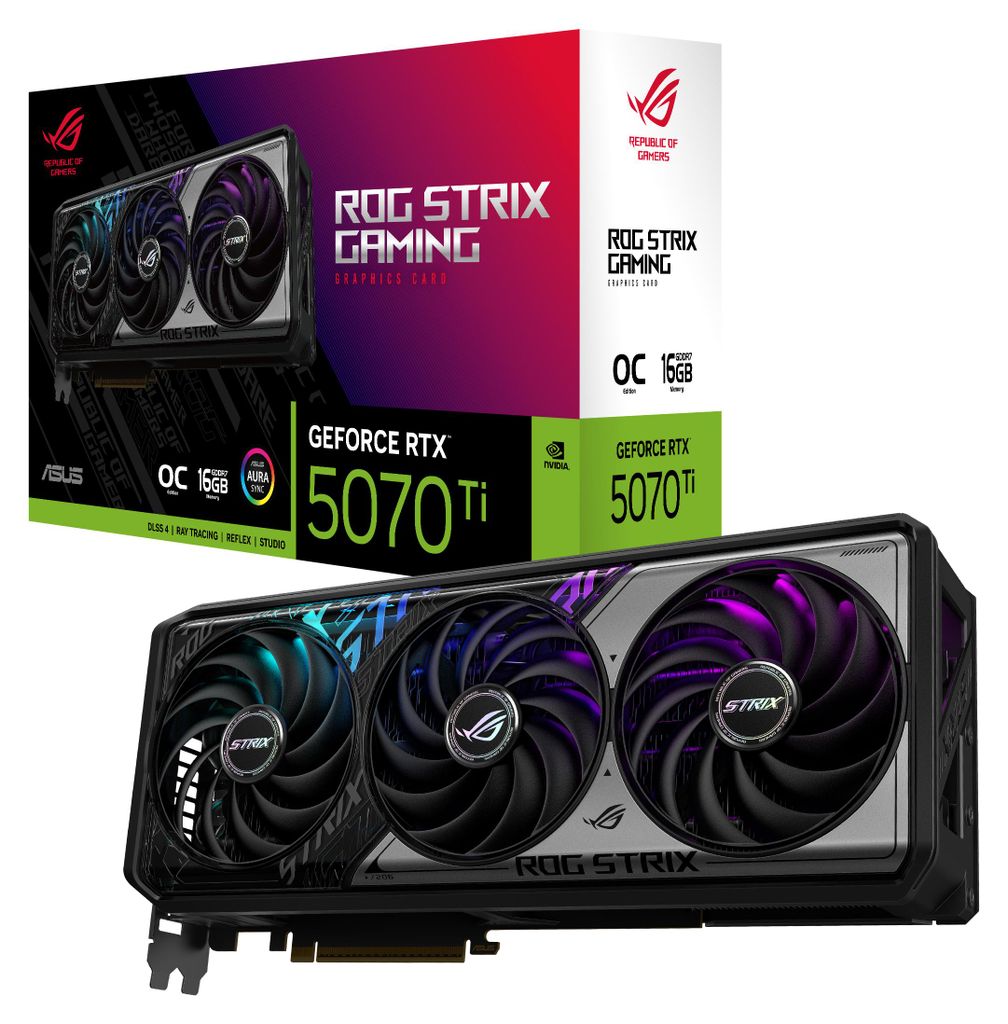 ASUS ROG -STRIX-RTX5070TI-O16G-GAMING, GeForce RTX 5070 Ti, Zdjęcie produktu 