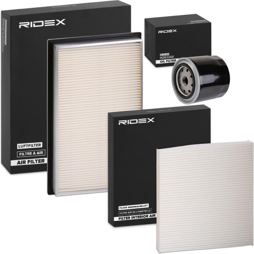 RIDEX Filterset Inspektionspaket Filtersatz für NISSAN X-TRAIL (T30) ALMERA II Hatchback (N16)