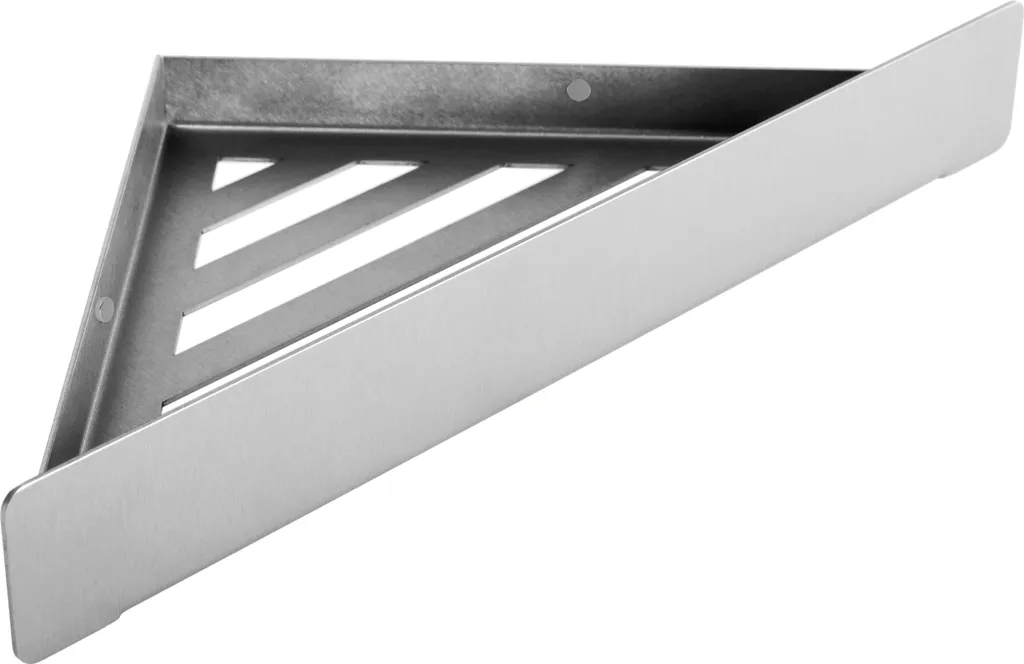 Étagère Salle de Bain Inox Rea SF07 Brush Steel avec Finition Anti-Trace