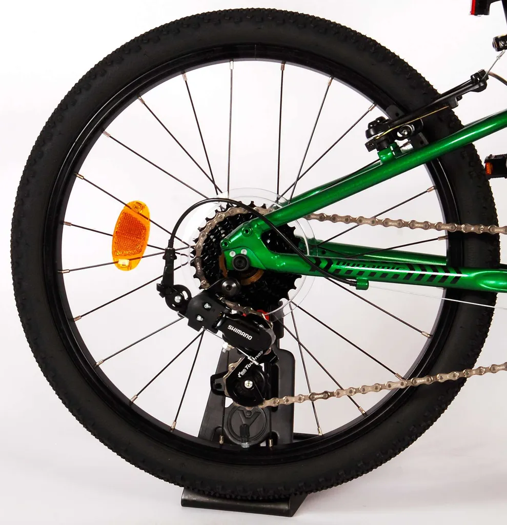 Vélo tout-terrain enfant 20 pouces Volare Dynamic 7 vitesses vert