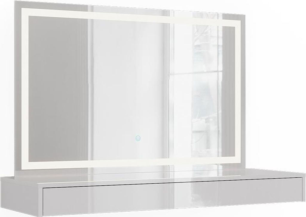 Schminktisch Vicco Sherry Weiß 120 cm 2 Teile, Model 59579