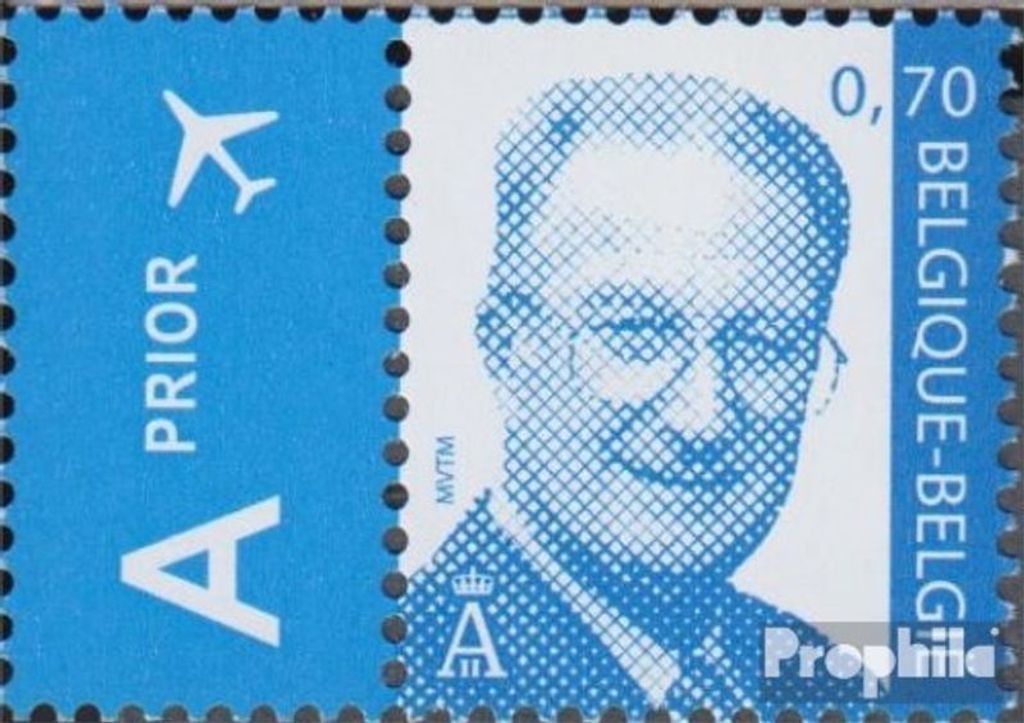 Briefmarken Belgien 2005 Mi 3430Zf mit Zierfeld (kompl.Ausg.) postfrisch König Albert