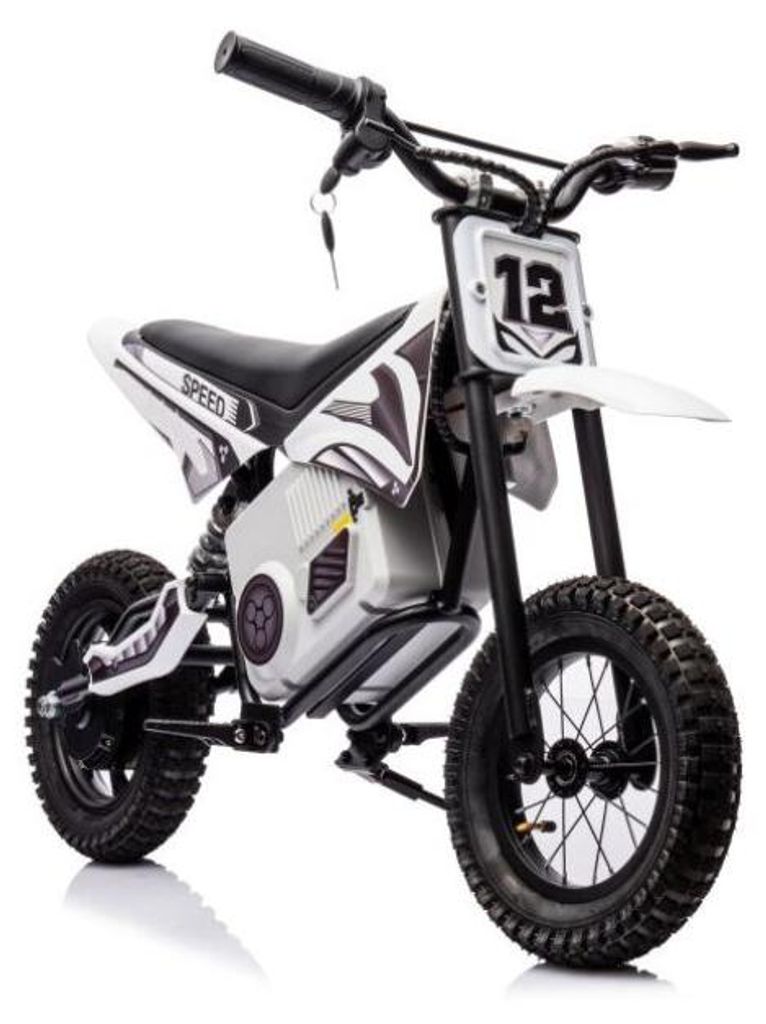 Leantoys A9901 Crossbike mit Batterie, weiß Produktbild 