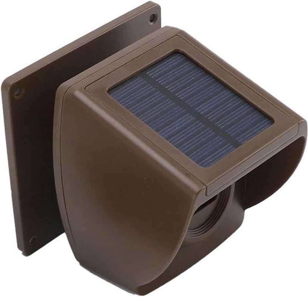 Alarme de jardin à énergie solaire avec capteur infrarouge longue portée