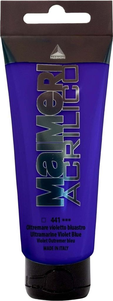 Maimeri Acrilico Acrylfarbe Ultramarine Violet Blue 441 75 ml 1 stk