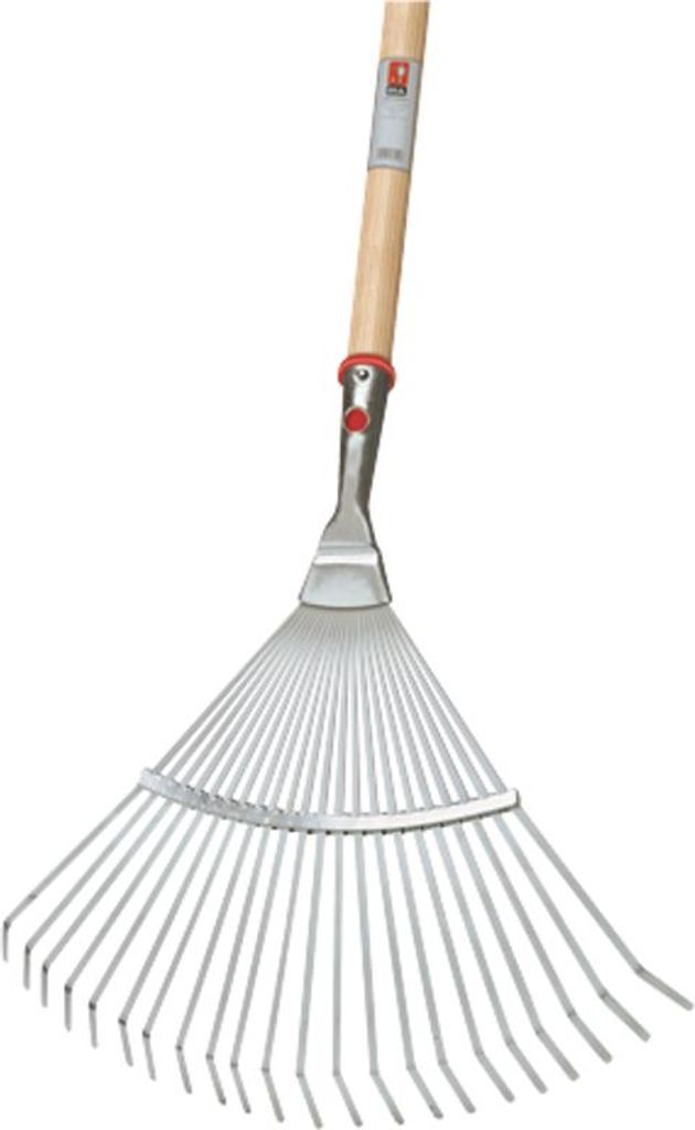 Laubrechen mit Stiel 1500x450mm 22 Nadeln