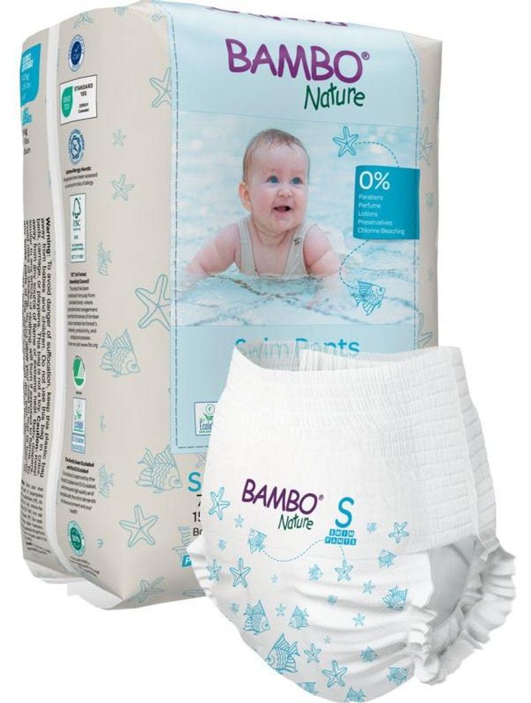 Bambo Nature Badehosen S 7–12 kg (12 Stück) Produktbild 