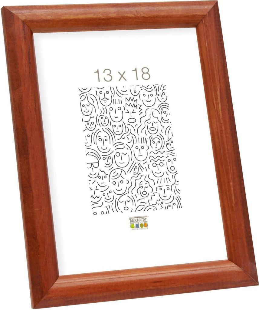 Deknudt Holzrahmen S40C 40x50 cm braun zum Hinstellen