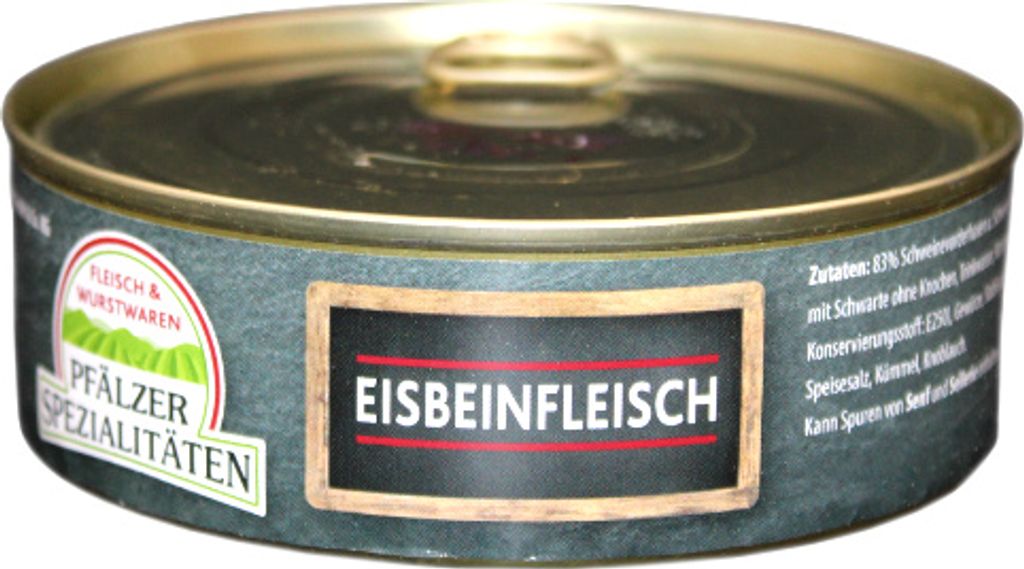 Pfälzer Spezialitäten Eisbeinfleisch Vollkonserve 200g Dose