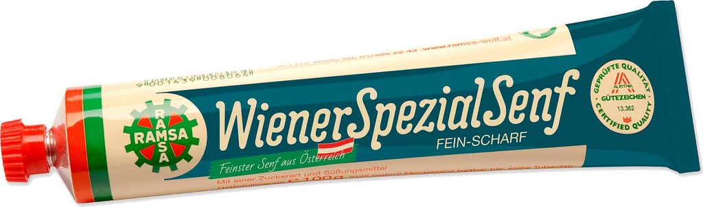 Ramsa Wiener Spezial Senf 100g - Angenehme Würze und Produktbild 