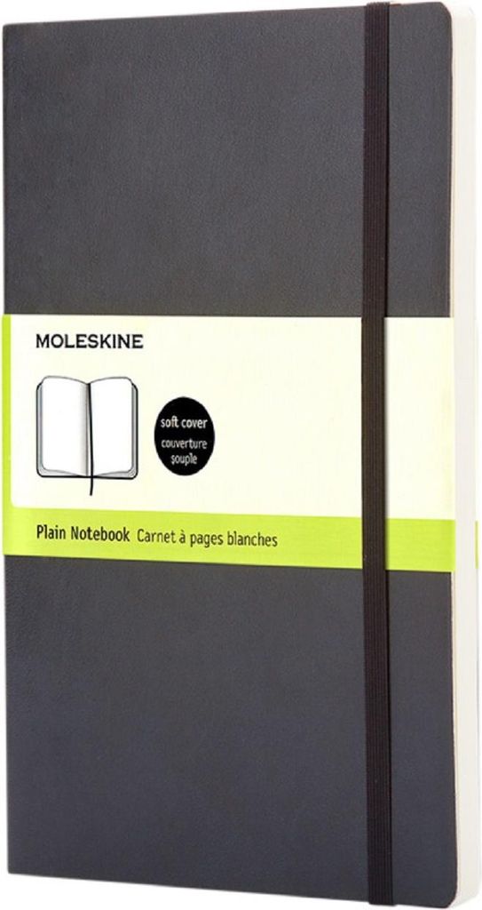 Moleskine - Notizbuch "Classic", Unifarben, Weich PF3274 (Einheitsgröße) (Schwarz)
