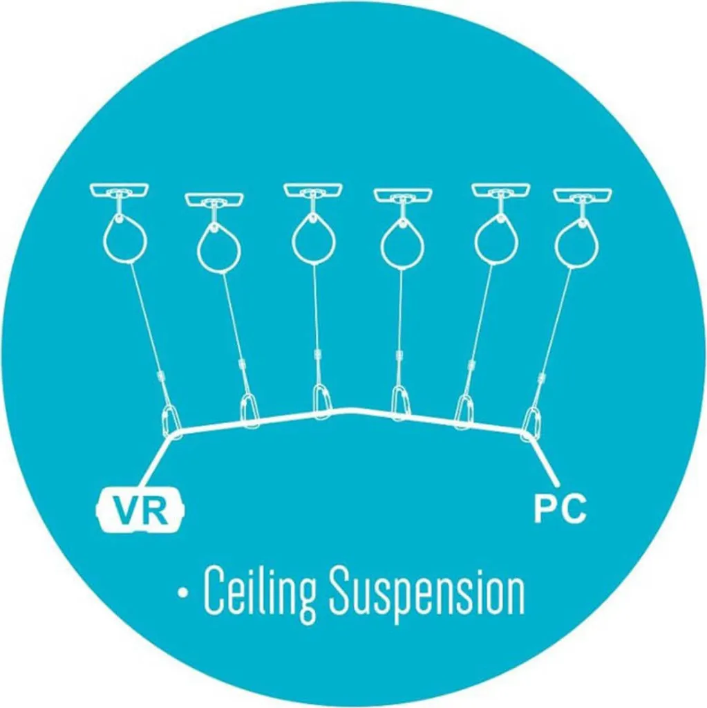 INF Système de gestion des câbles VR rétractables noir - Pack de 6 - 6