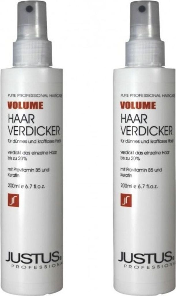 Justus Haarverdicker Volume Spray 2 x je 200 ml