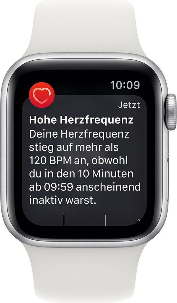 Apple Watch SE GPS+Cell 44mm Alu Silver/White Sport Band Produktbild 3