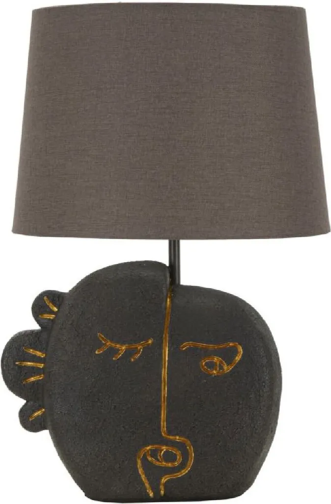 Luminaire de salon design Tribal marron et doré Mauro Ferretti E27