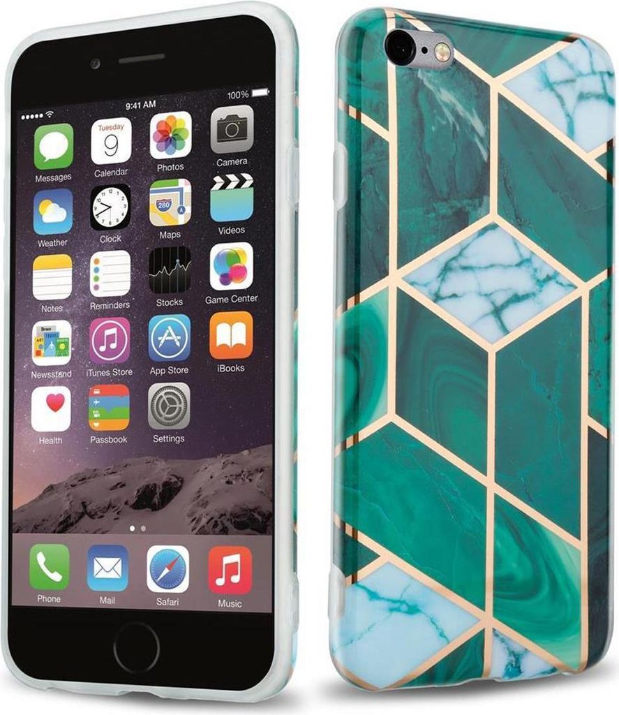 Cadorabo Schutzhülle für Apple iPhone 6 PLUS / 6S PLUS Hülle in Grün TPU Handyhülle Etui Case Cover