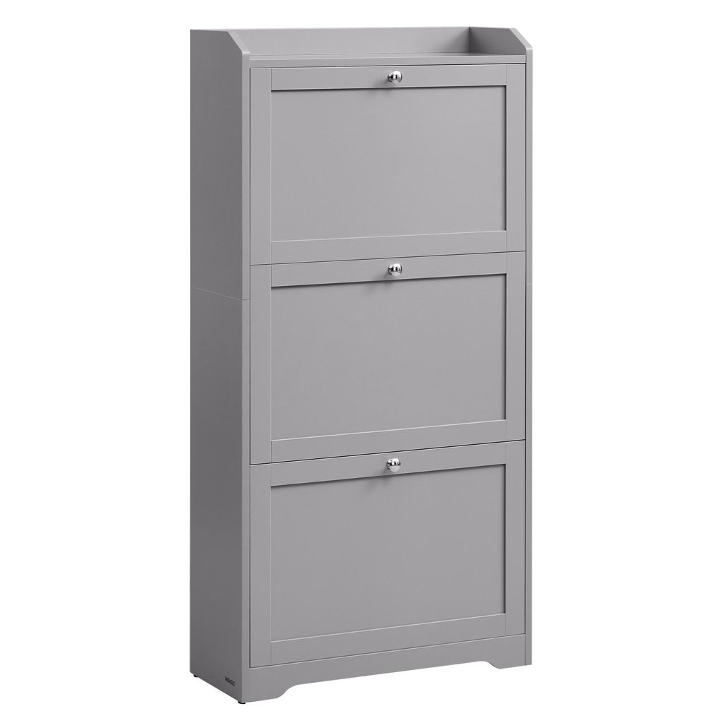 VASAGLE Schuhschrank 3 Klappen, Schuhkipper, Schuhregal, Produktbild 