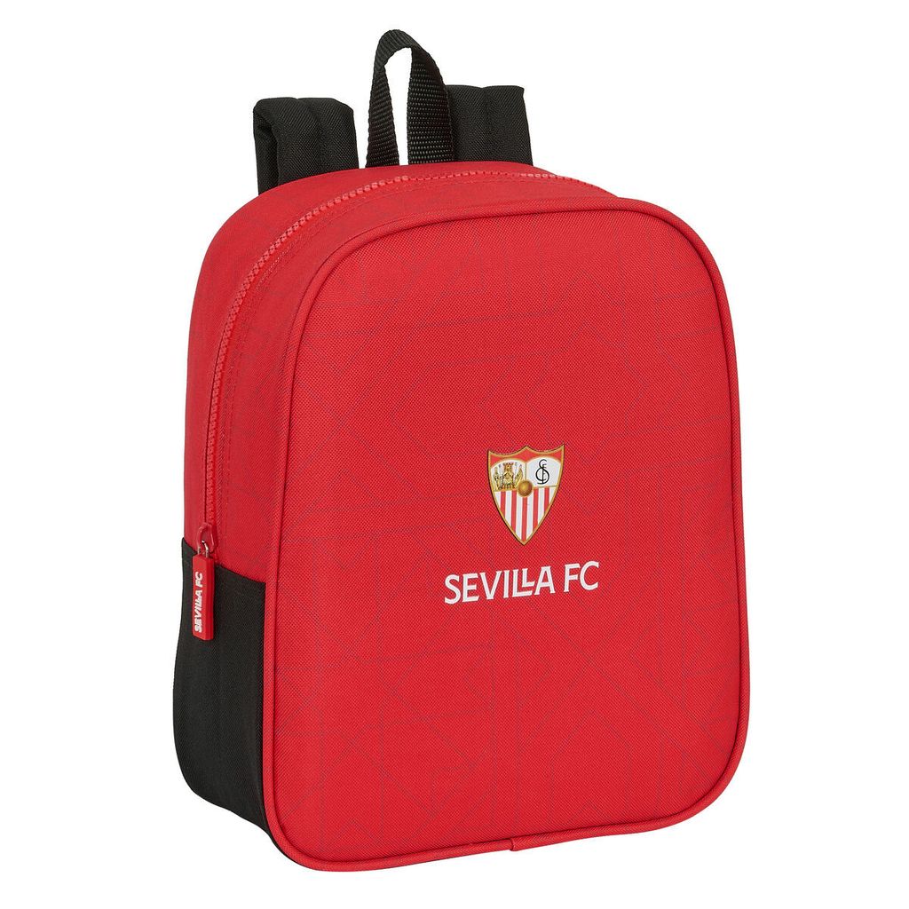 Sevilla Football Club Schulrucksack Schwarz Rot 22 x 27 x 10 cm