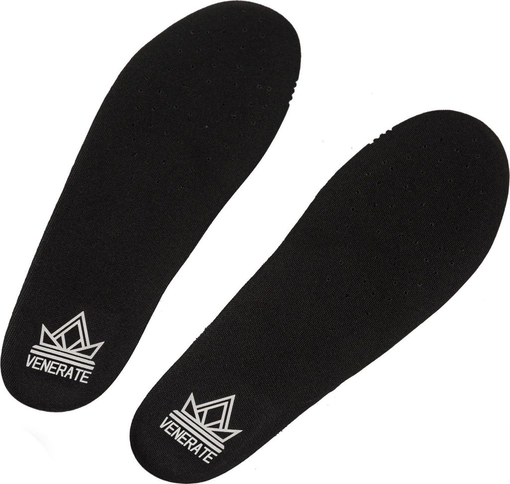 Venerate Einlegesohle für Rennradschuhe, bequem und effizient, für perfekte Passform, schwarz