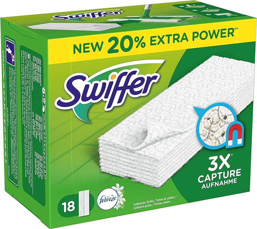 Suche chusteczki do podłóg Swiffer o zapachu Febreze, Zdjęcie produktu 6