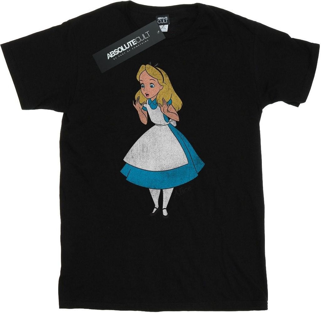 Disney - "Alice in Wonderland" T-Shirt für Herren BI9986 (XXL) (Schwarz)