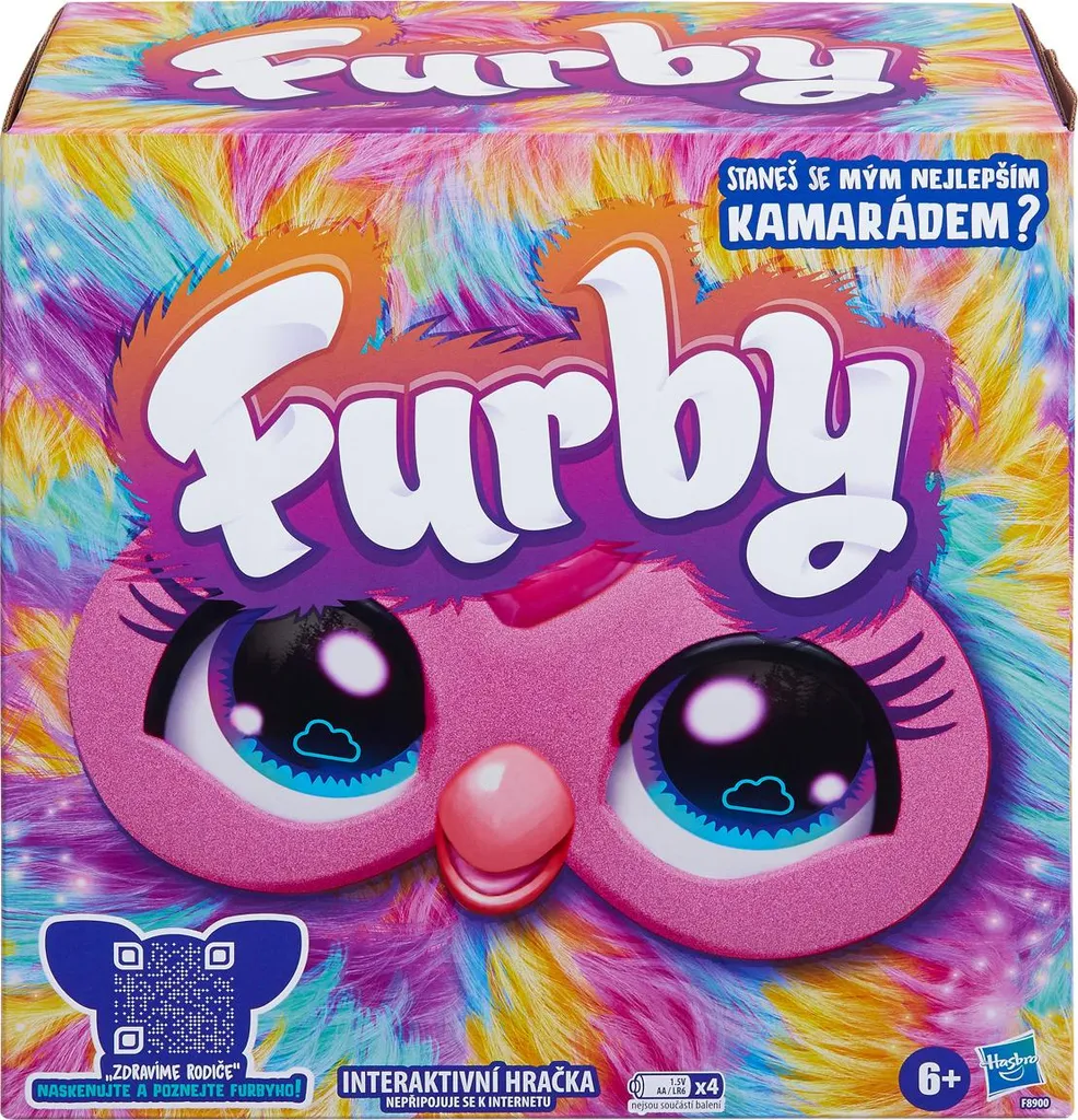 Peluche interactive Furby Arc-en-ciel Hasbro jouet électronique