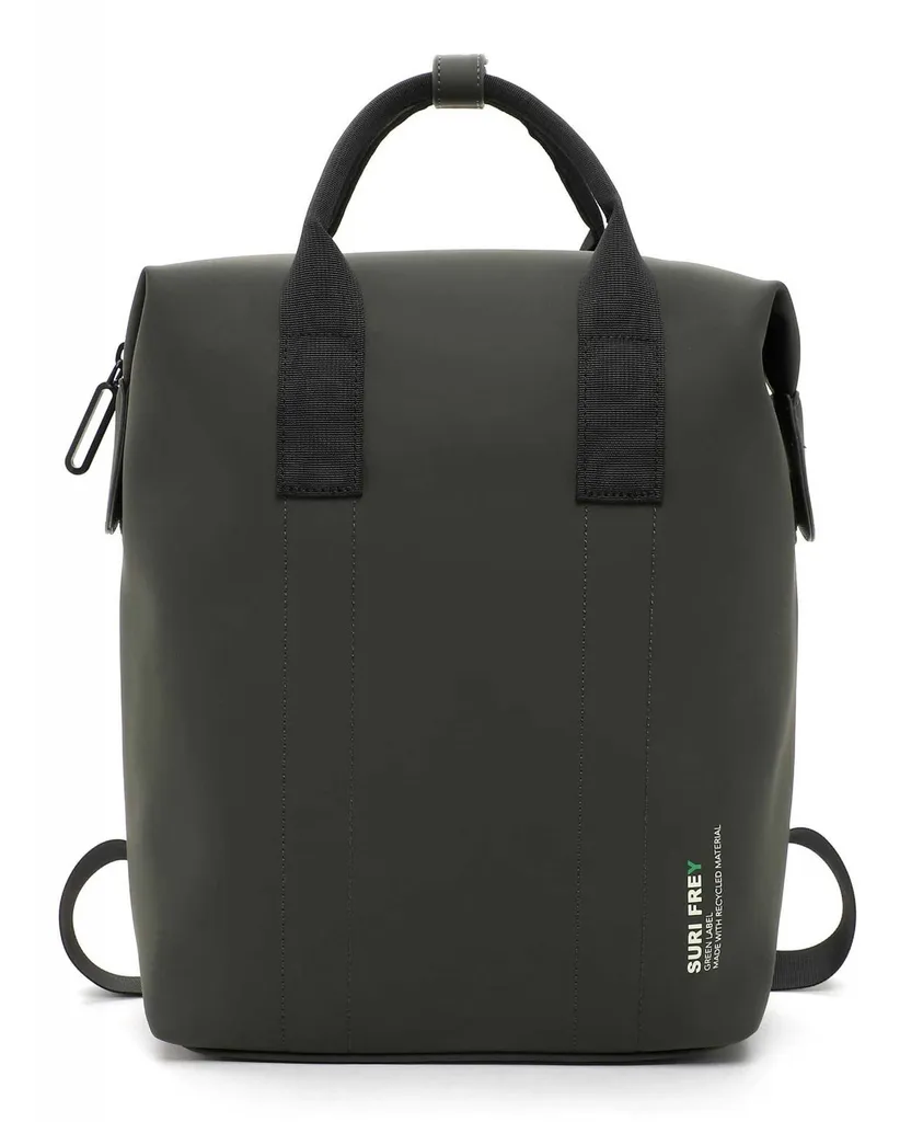 Zaino Donna SURI FREY Jenny Oliva | City Backpack Sostenibile Vegan