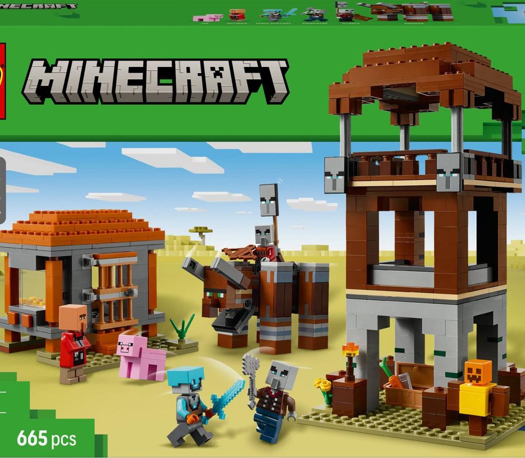 LEGO Minecraft L'avant-poste des Pilleurs et des Maraudeurs Image du produit 