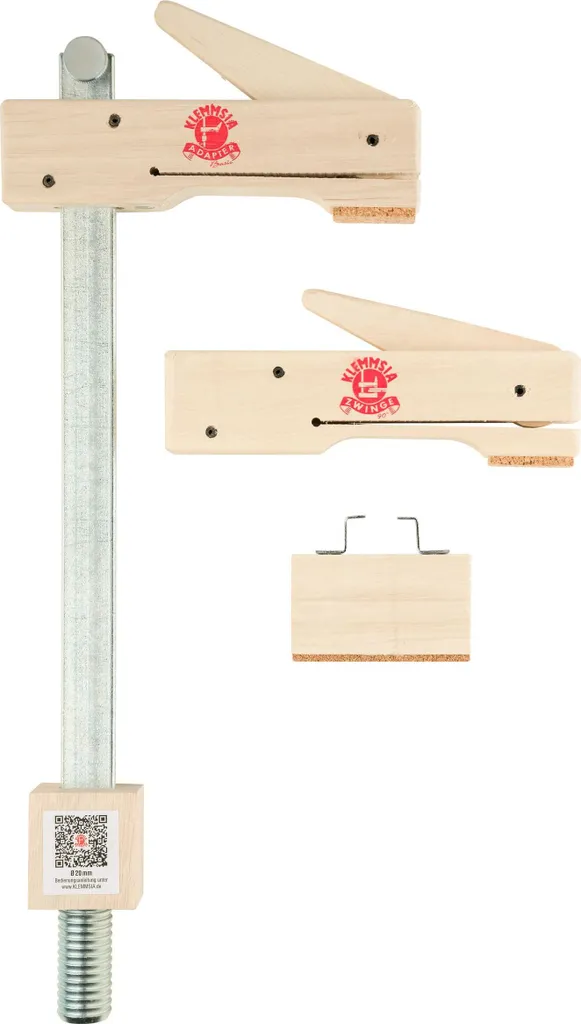 KLEMMSIA Adaptateur Basic Mini Set avec bras de serrage 90° 250mm