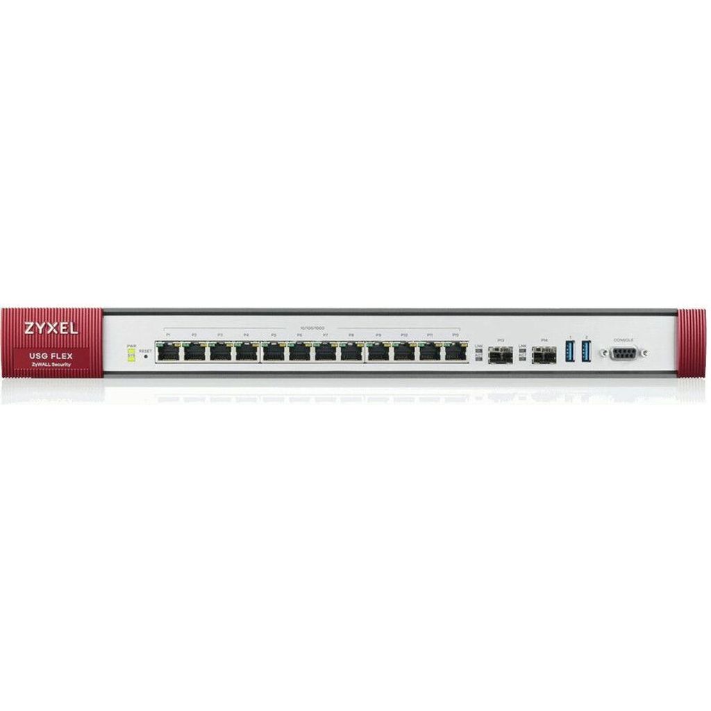 Zyxel ZyWALL USG FLEX 700 - Firewall - 12 Anschlüsse - 1GbE - 1U - Cloud-verwaltet - Rack-montierbar