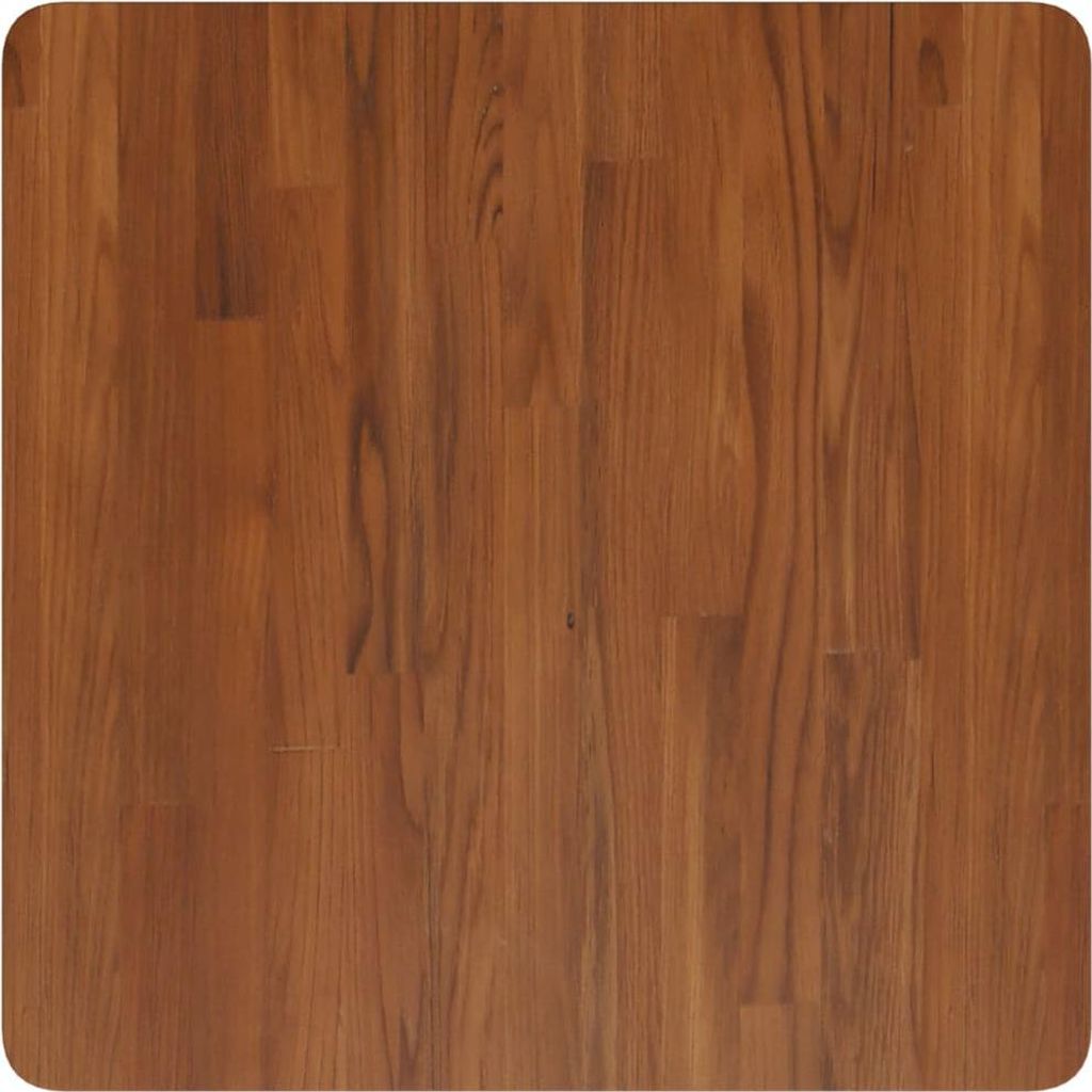 vidaXL Plateau de table carré brun foncé 60x60x2,5cm Chêne Image du produit 