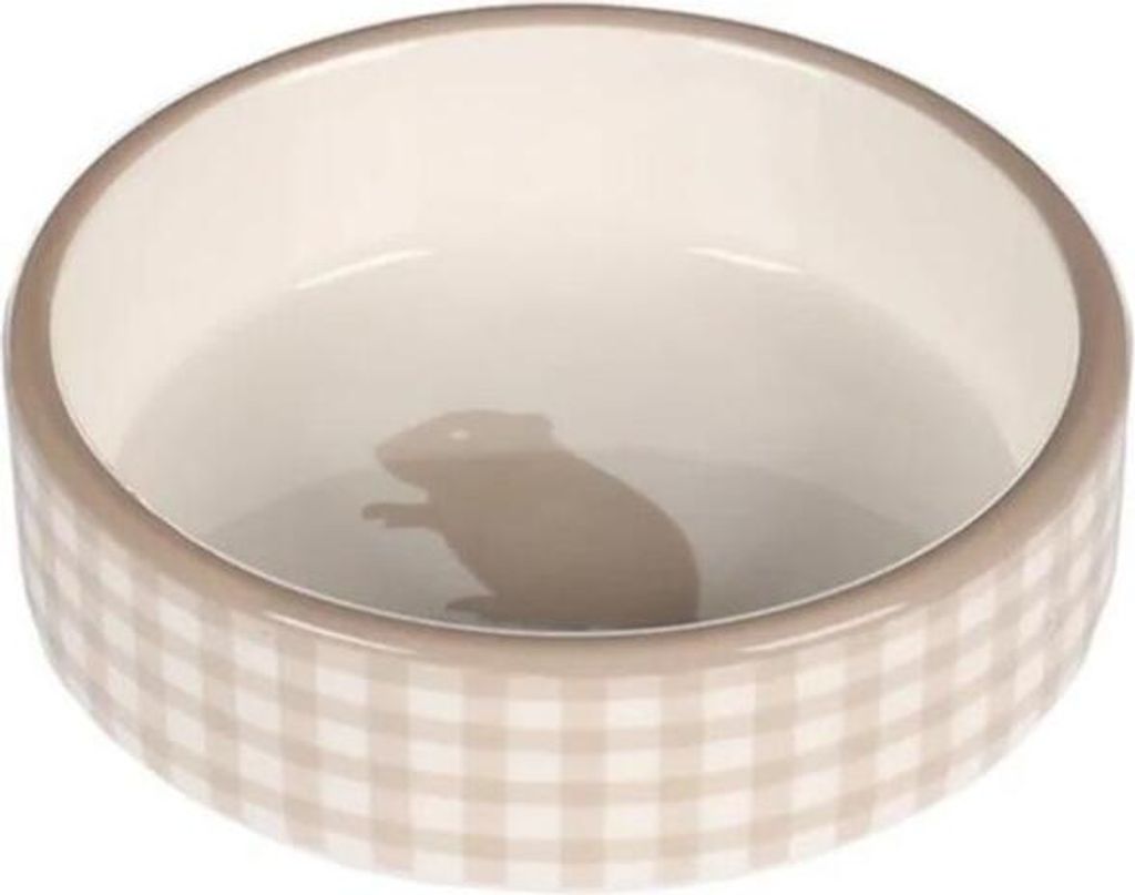 Keramik-Nagernapf, beige, Hamster 100ml Produktbild 