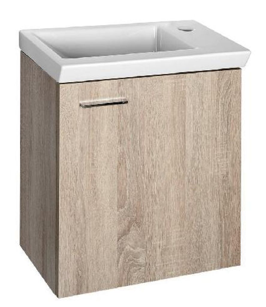 ZOJA/KERAMIA FRESH Unterschrank 44x50x25,3 cm, Platineiche