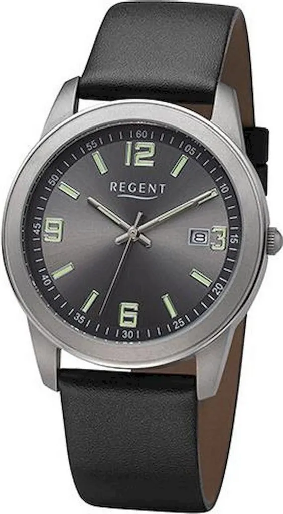Montre bracelet pour homme Regent F-1270 Classique en Acier Argenté
