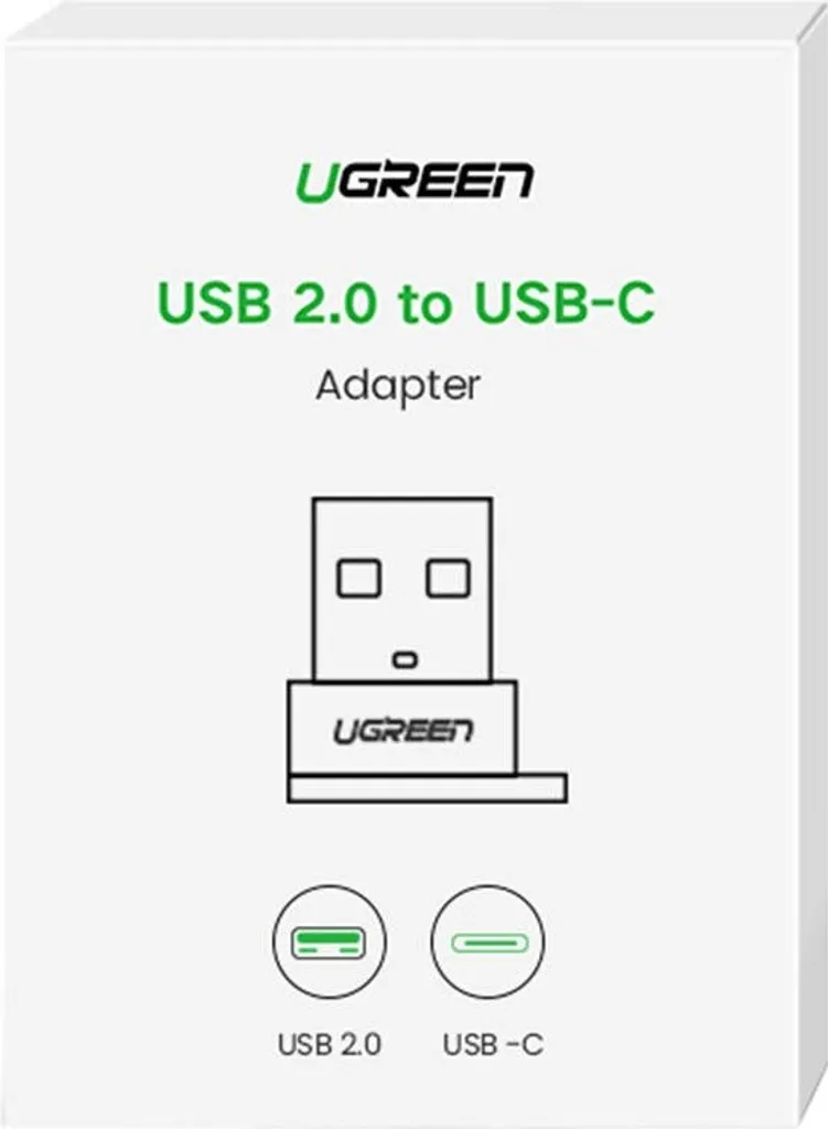 Ugreen Usb Adapter Us280 Usb-C a Usb-A 2.0 (nero) - 2