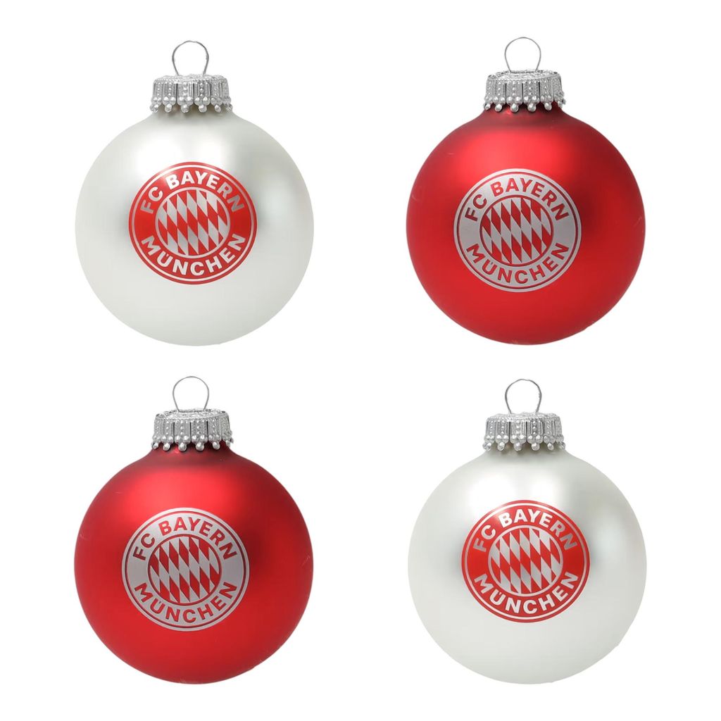 FC Bayern München Weihnachtskugeln / Christbaumkugeln Produktbild 