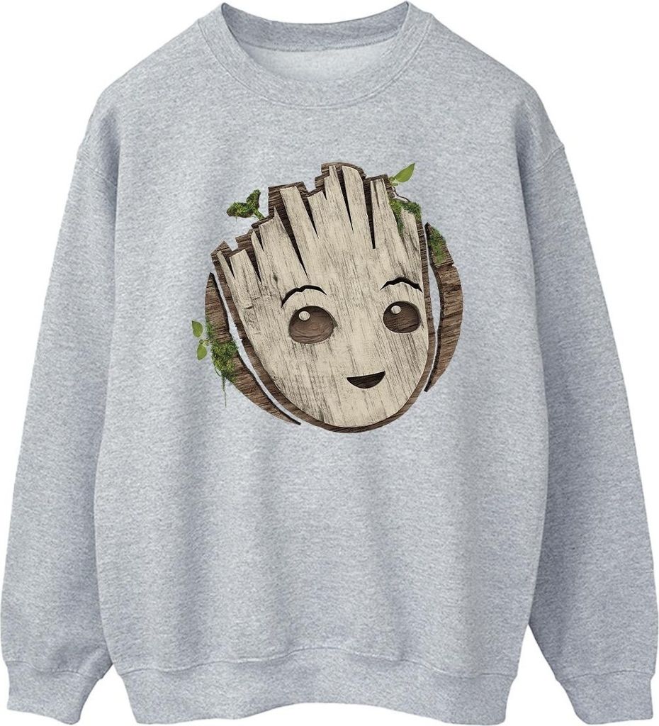Marvel - "I Am Groot" Sweatshirt für Herren BI36102 (XXL) (Grau)
