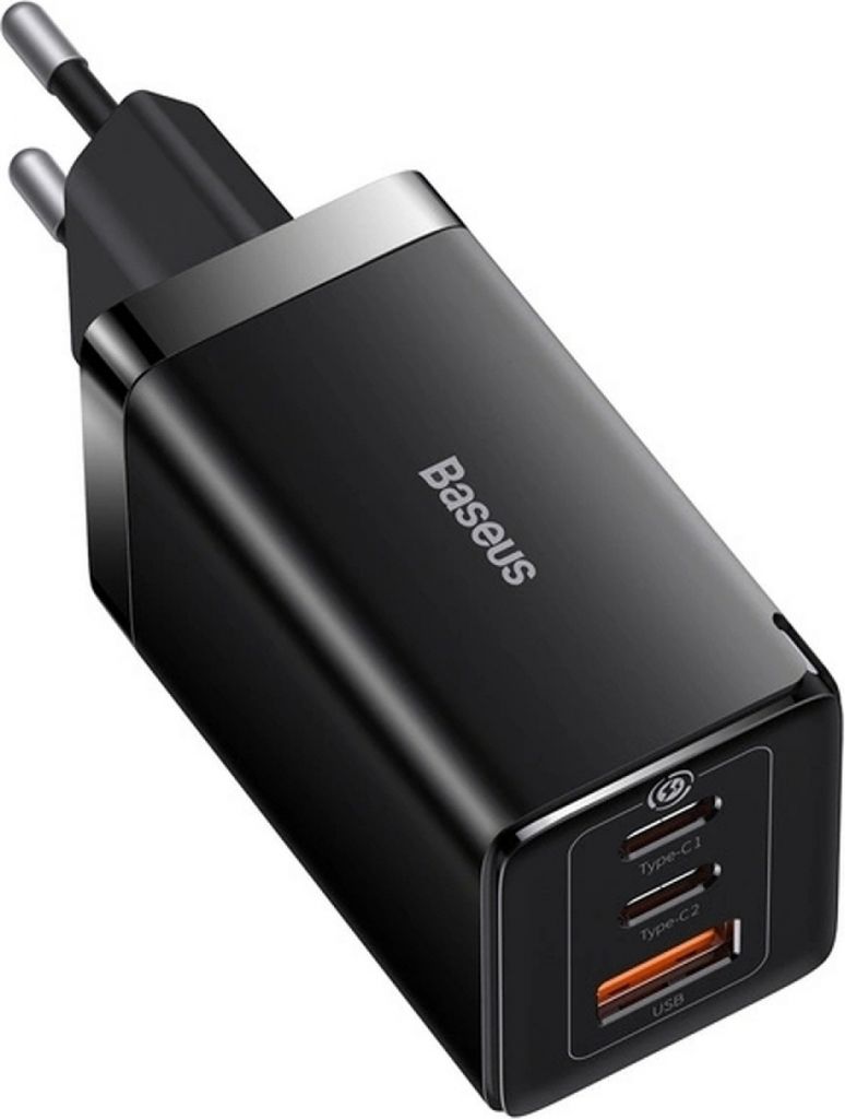 Wandladegerät Baseus GaN5 Pro 2xUSB-C + USB, 65W (schwarz) Produktbild 2