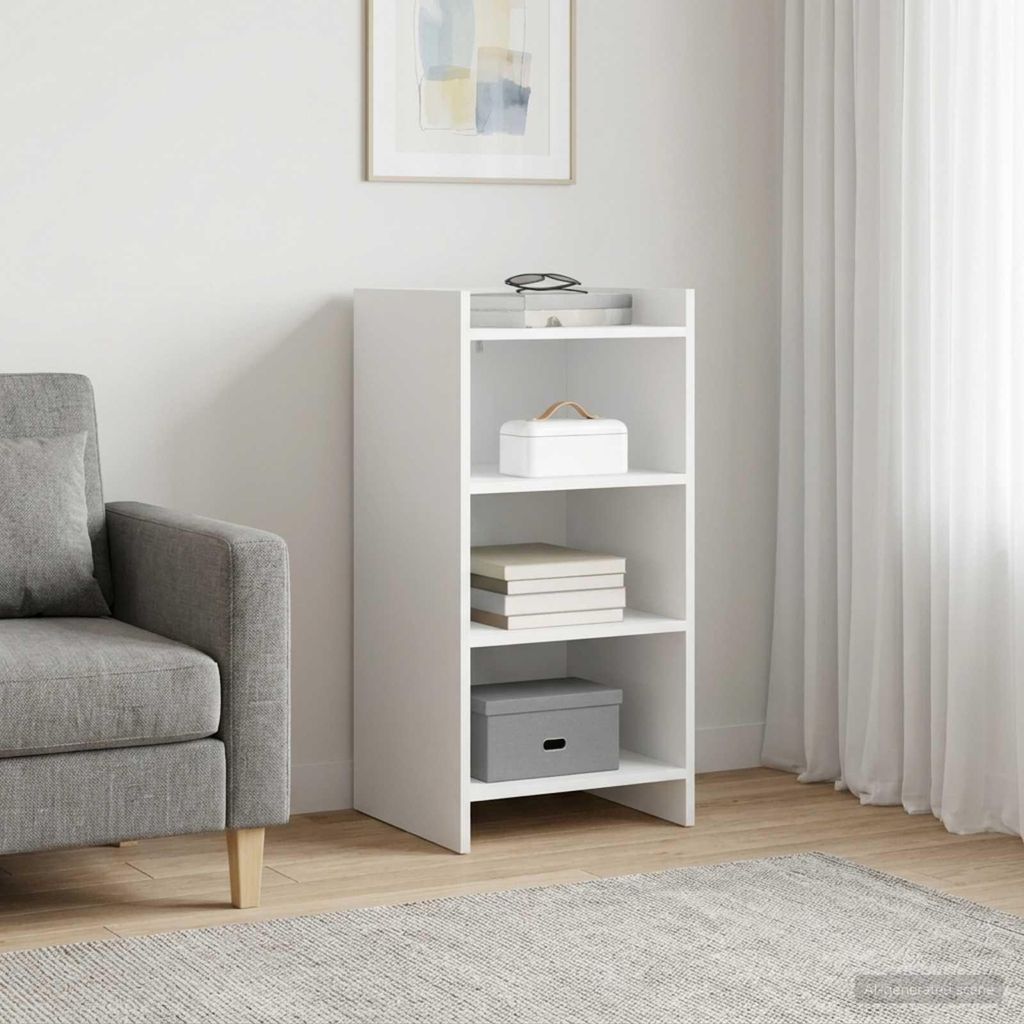 Komoda vidaXL, biała, 40 x 36 x 80 cm, materiał Zdjęcie produktu 
