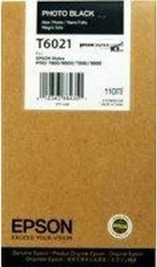 Epson T6021 Photo Noire remplace T5621 pour éviter le bouchage buses