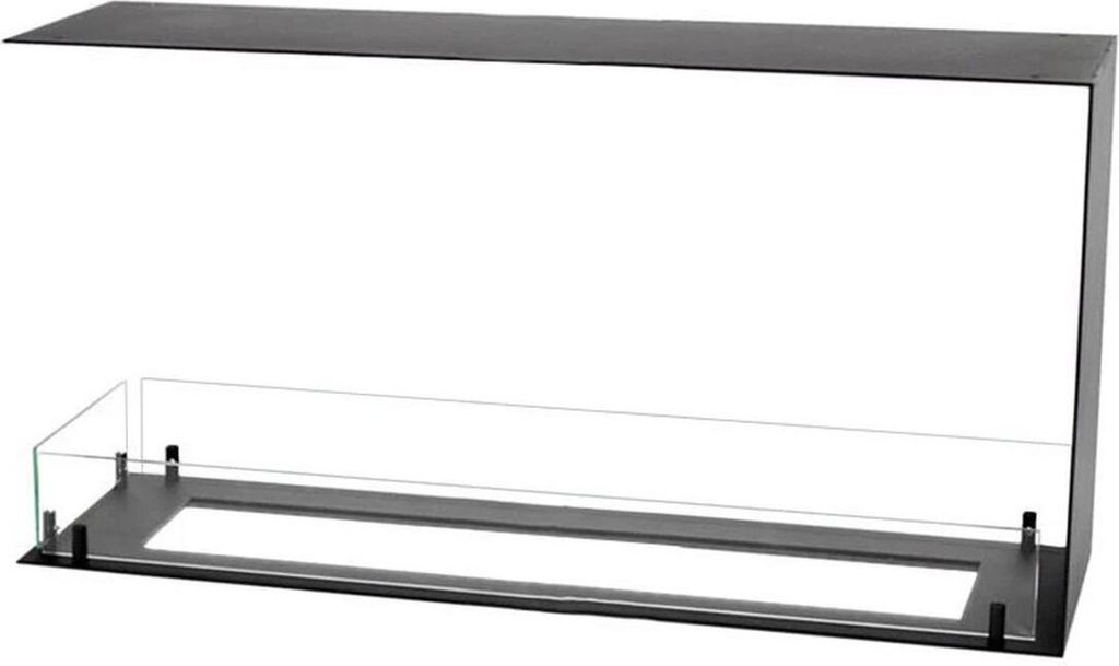 Foco Room Divider 1100 Medium, Raumteiler Ethanol Einbaukamin, 110 cm Breite, Automatischer Brenner, 7 kW