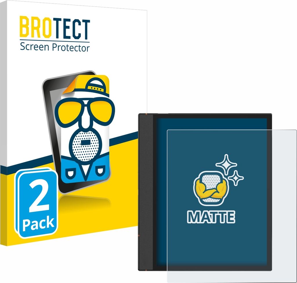 2x BROTECT Schutzfolie für Boox Note Air 4 C Displayschutz Displayschutzfolie Folie Matt Entspiegelungsfolie